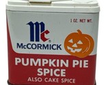 Vintage McCormick Pumpkin Pie Cake Spice tin Jack O Lantern Kitchen 1 oz... - £50.56 GBP