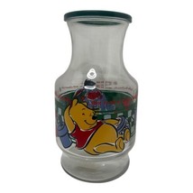 Disney Winnie Pooh Eeyore Anchor Hocking Juice Carafe Large Glass Pitche... - $23.38