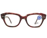 Ray-Ban Eyeglasses Frames RB5486 STATE STREET 8097 Red Gray Marble 48-20... - $79.26