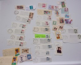 Vintage Thirty Seven Assorted Canceled U.S. Stamps From 1970s - 1980s  - £3.18 GBP