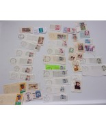 Vintage Thirty Seven Assorted Canceled U.S. Stamps From 1970s - 1980s  - $3.99