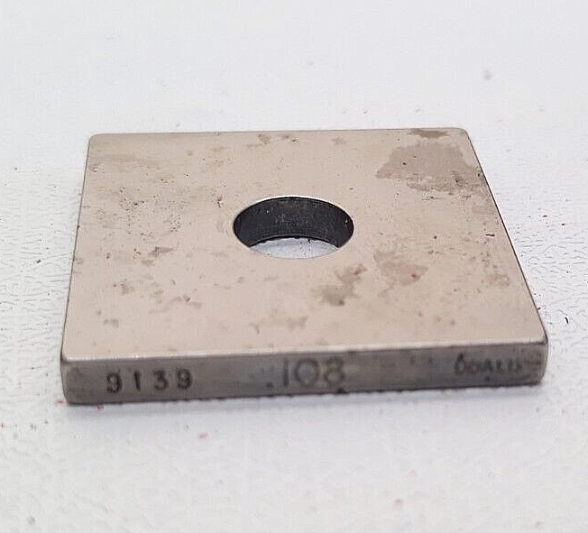 DoAll Gage Block .108&quot; Square Steel ASME #9139 - $12.99