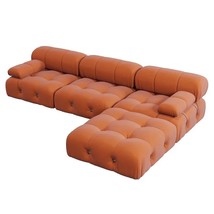 Hot Sale Nordic Minimalist Cream Style L-shaped Sofa Module Sofa Set Living Room - £1,716.47 GBP