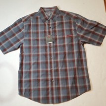 Wolverine Shirt Mens Small Multicolor Plaid Short Sleeve Workwear New - £11.75 GBP