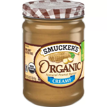 Smucker's Organic Creamy Peanut Butter - 16oz @ Pack Of 6 - $48.00