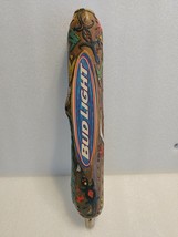 Bud Light Totem Tiki Medicine Stick 14.5&quot; Draft Beer Tap Handle Mancave - £57.42 GBP