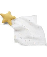 Pehr Organic Cotton Muslin Yellow Star Plush Security Blanket Lovey - $42.08 CAD