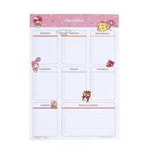 Hello Kitty Checklist Notepad - Stay On Top Of Daily, Weekly And Assorted Tasks. - £22.77 GBP