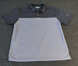 PGA Tour Pro Series Athletic Fit Golf Polo Black Gray Dots Men&#39;s Size 2X... - $15.78