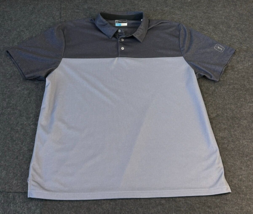 PGA Tour Pro Series Athletic Fit Golf Polo Shirt Black Gray Dots Men&#39;s S... - $15.78