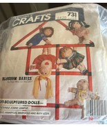 VINTAGE 1984 McCALL’S 731 SEWING PATTERN BLOSSOM BABIES DOLLS CLOTHES w/... - £11.04 GBP