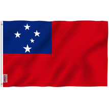 Anley Fly Breeze 3x5 Foot Samoa Flag - Samoan Flags Polyester - £6.15 GBP