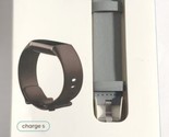 Fitbit Charge 5 Vegan Leather Small Gray Band Genuine OEM Replacement Ba... - £23.31 GBP