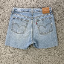 Levis Wedgie Jean Shorts Womens 28 Button Fly Premium Stretch Denim Cut ... - $25.19