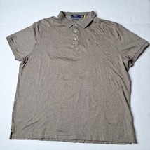 Polo Ralph Lauren Custom Slim Fit Mens 2XL Shirt Soft Knit Short Sleeve Pony GUC - £22.81 GBP
