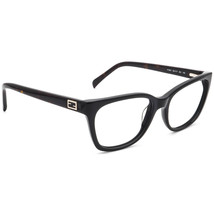 Fendi Eyeglasses F1031 001 Black/Tortoise Rectangular Frame Italy 52[]17... - $149.99