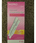 Shopko Early Result Pregnancy Test. 2 Test. NEW - £13.03 GBP