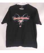 Harley Davidson Cafe Las Vegas Mens&#39;s Black 100% Cotton Graffic T-Shirt ... - $255.06 MXN