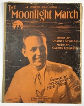 Piano Sheet Music The Moonlight March By Charles Newman &amp; Carmen Lombardo 1929 - £4.58 GBP