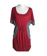 3X Womens  Love Delirious Los Angeles Colorblock Red, Black And Gray Dress - €21,35 EUR