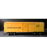 Vtg American Flyer 639 Yellow Box Car S Gauge Train - $20.99 CAD