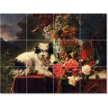 Adriana-Johanna Haanen Flowers Painting Ceramic Tile Mural BTZ22475