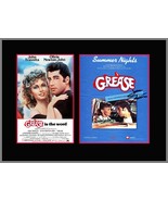 Olivia Newton John &amp; John Travolta Signed Sheet Music Grease-Museum Framed - $593.01