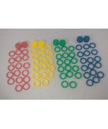 Replacement Checkers &amp; Blockers For Connect 4 X 4 Game Pieces - £9.86 GBP
