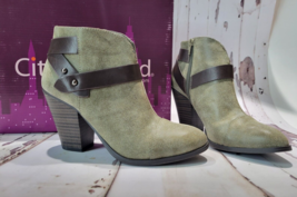 City Classified Khaki Brown Ankle Bootie Boots Booties Sz 5 1/2 Style BR... - $19.30