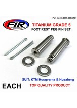 Titanium Footpeg Foot Rest Mounting pin clip set Kit HUSQVARNA FC350 201... - £25.59 GBP