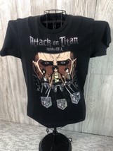 Attack of the Titans Titan Of War Black T-Shirt By Ripple Junction Size Medium - £5.54 GBP