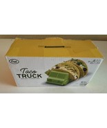 Fred TACO TRUCK Boxed Set of 2 Fun Taco Trays  (1 Green & 1 Red) open box - $9.90