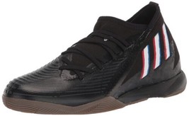 adidas Unisex Predator Edge.3 Indoor Soccer Shoe, Black/White/Vivid Red ... - $50.79