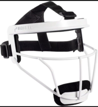 Dinictis Softball Face Mask Infielder Wide Vision Protective Guard White... - £17.04 GBP