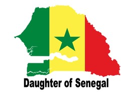 Daughter of Senegal Senegalese Country Map Flag Poster High Quality  - £5.43 GBP+