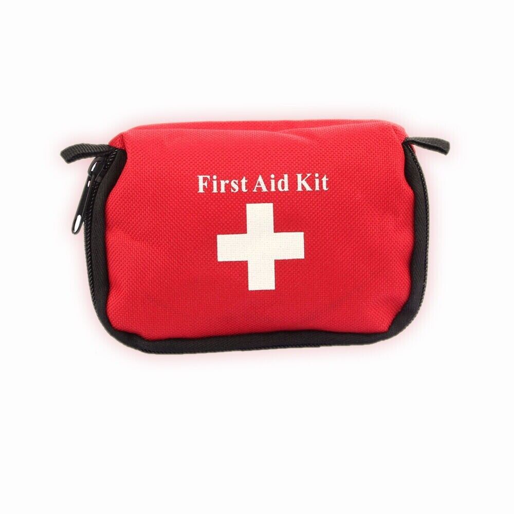 2 Emergency Medical Travel First Aid Kit Bag Home Small Survival Box BOB - $2.77