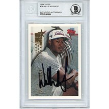 Willie McGinest New England Patriots Auto 1994 Topps On-Card Autograph Beckett - £60.42 GBP