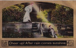 Cheer Up! After Rain Comes Sunshine Love Romance Postcard D24 - $2.99