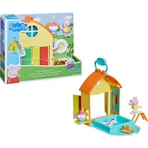 Peppa Pig Peppas Adventures Peppas Swimming Pool Fun Playset Preschool Toy, Incl - £18.21 GBP