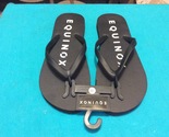 EQUINOX WOMENS BLACK FLIP FLOPS / SANDALS - SIZE 7 /8 - NEW - Free Shipping - €18,15 EUR