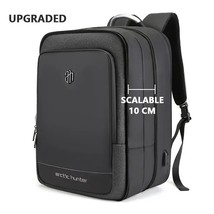 ARCTIC  40L Large Capacity Mens Exble Backpa USB Charging Male 17 inch Laptop Ba - £129.43 GBP