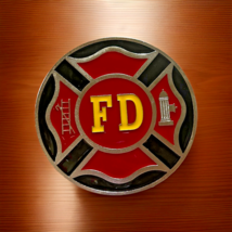 Bergamot Round Trailer Hitch Cover Fire Department 2007 FD - $19.79