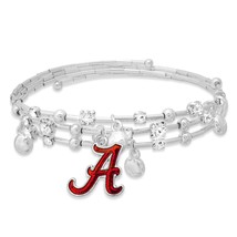 Alabama Crimson Tide NCAA Licensed Stella Wrap Around Bracelet NWT Made in USA - £12.34 GBP