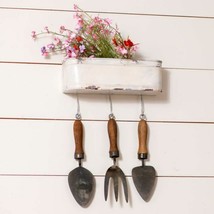 Garden tool metal wall Planter - $32.99