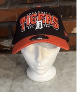 New Era Black Orange Detroit Tigers Logo 39THIRTY Flex Hat Medium-Large NWT - $53.11 CAD