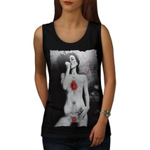 Wellcoda Girl Nude Love She Sexy Womens Tank Top, Naked Athletic Sports Shirt - £14.92 GBP+