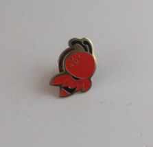 Vintage Tiny Cute Orange &amp; Black Bumblebee Lapel Hat Pin - £6.48 GBP