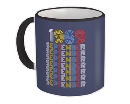1969 September Colorful Retro Birthday : Gift Mug Age Month Year Born - £12.57 GBP
