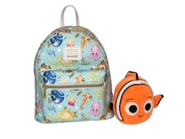 Loungefly Disney Pixar Finding Nemo Collage Mini Backpack + Nemo Squishmallow 6” - £83.92 GBP