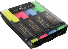Faber castell set of 4 of highlighters assorted colours for home,office ... - $41.00